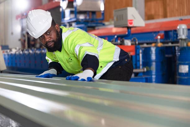 IDE Global Link factory-trained roofing installation team at work